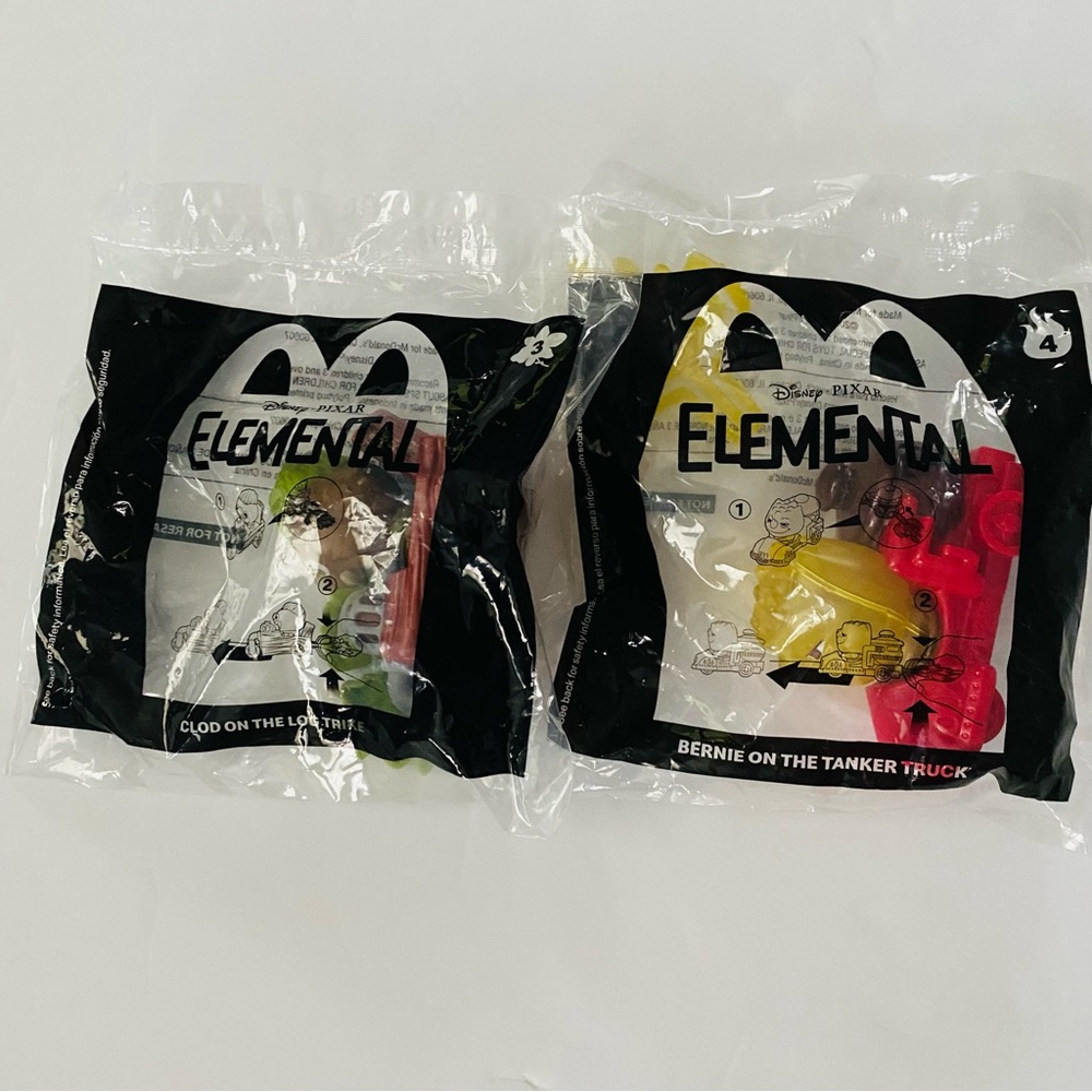 McDonald’s | Disney Elemental Happy Meal Toy Set NWT Bernie Clod